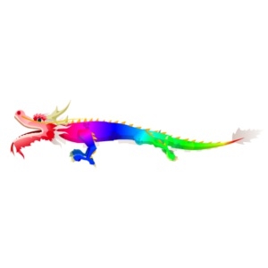 Rainbow Mystical Dragon